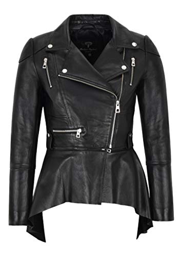 Veste en cuir raccourcie Calemini : finie la silhouette monotone