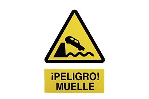 Plimpo Señal Poliestireno 210 X 148 Mm Peligro Muelle En Oferta Cofan A78Pl210148 Señal Poliestireno, 210 X 148 Mm