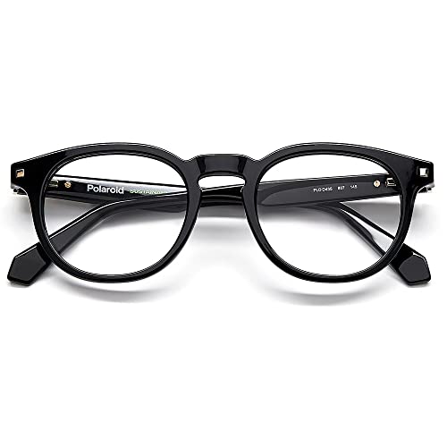 Polaroid Pld D435 Round Eyeglasses For Women, 49 Mm Size, Black - 2