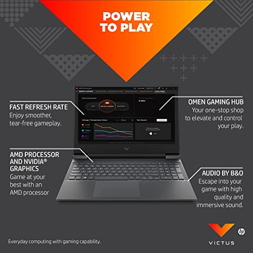 Image of HP 16-d0003TX Victus 16.1-inch Gaming Laptop (11th Gen Intel Core i5-11400H /8GB /512GB SSD /4GB Nvidia GeForce RTX 3050 Graphics /Windows 10 /FHD)