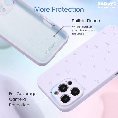 Coque silicone iPhone 17 Air violette ZCDAYE protection douce - 5
