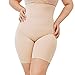 Produktbild DELIMIRA Damen Miederhose mit Bein Miederpants Hohe Taille Bauch Weg Formender, Beige, 40