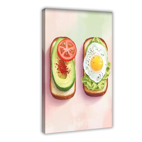 BMtyDG Avocado And Fried Egg Toast Modern Brunch Kitchen Bold