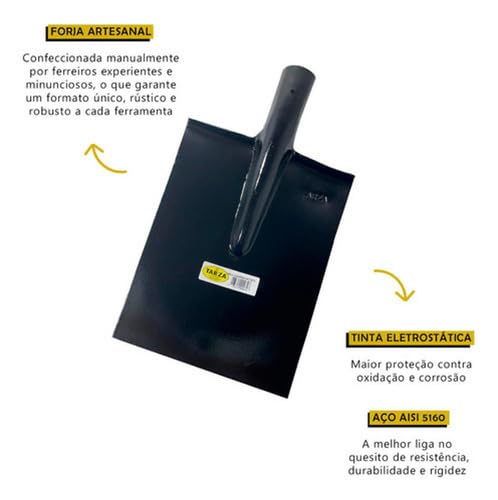 Pá Quadrada Vanga Cortadeira Sem Cabo 3 Un