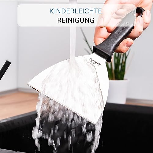 Grattoir inox rigide Westmark pour nettoyer les plaques de cuisson sans effort - 8