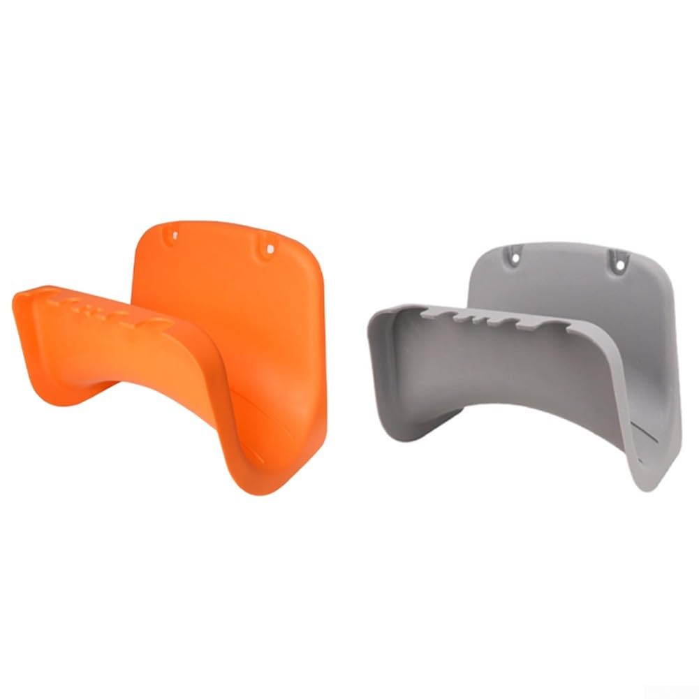 Gartenschlauch Halterung Wandmontage Wetterfest Orange Grau(orange 6pcs)