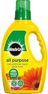 3 X Miracle-Gro All Purpose Concentrated Liquid Plant Food Bottle, 1 L