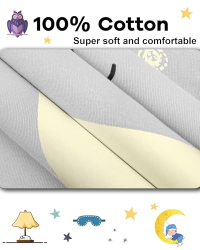 Image of DAUGHTER QUEEN Boys Pajamas Size 7 Long Sleeve Pjs for Boys 7t 100% Cotton Pj Sets Kids Sleepwear Child Bear Themed Jammies Spring Clothes Medium, 6-7 Years Old