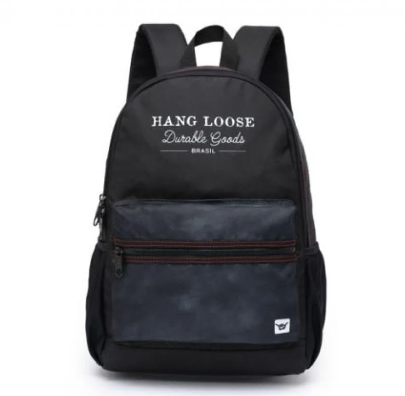 MOCHILA EXECUTIVA - HANG LOOSE SIAMESE PRETO - HL1515