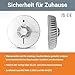 Fire Angel Hitzemelder für Küche mit auswechselbarer 5-Jahres-Batterie, FA6215-INT Hitzewarnmelder für Küche, Zuhause, Wohnwagen, Dachboden, Garage, Ersatz für HT-630 Hitzemelder, Weiß
