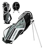 Go Golf Bolsa de pie Junior, Negro/Gris, 30 Pulgadas