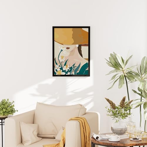 decorUhome 12x16 Picture Frame Set of 10, Display Photos 8.5x11 with Mat or 12x16 Unmatted for Picture Frames Collage Wall Decor, Black