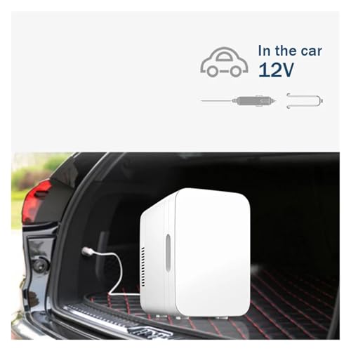 TECJHJZ Mini Fridge, Mini Refrigerator Multifunction Portable Cold Freezer Car Home Cosmetics Fridge Drink Cooler Outdoor Travel Camping Beach8L,for Car/Office/Bedroom/Dorm Room - Image 4