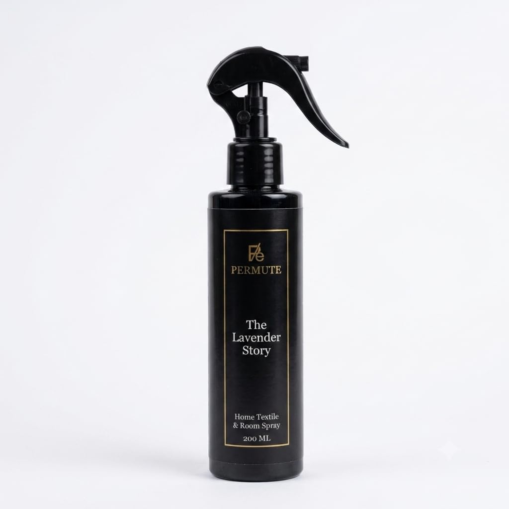 Permute Home textile Freshener Room Spray - 200 ml (Back PET Bottle) | Lavender Mist | Nature Inspired Fragrance for Home & Office | Long Lasting Odor Eliminator, Safe on Fabrics | Instant Freshness-image-31