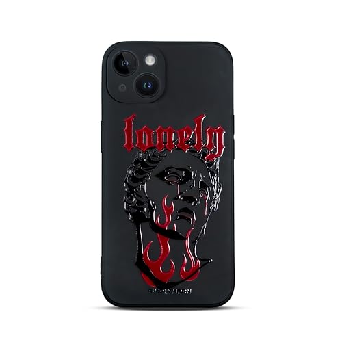 Coque iPhone 13 antichoc SIMPLYMDRN Lonely fine avec finition noire brillante protection 2021