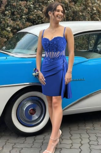 Sequin Short Homecoming Dress for Teens 2025 Satin Corset Lace Mini Cocktail Dresses3