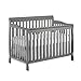Dream On Me Ashton 5-in-1 Convertible Crib, Storm Grey