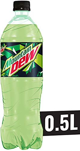Mountain Dew Regular, Koffeinhaltige Limonade mit Lemon-Lime-Geschmack, das Kultgetränk aus den USA EINWEG (6 x 0.5 l)