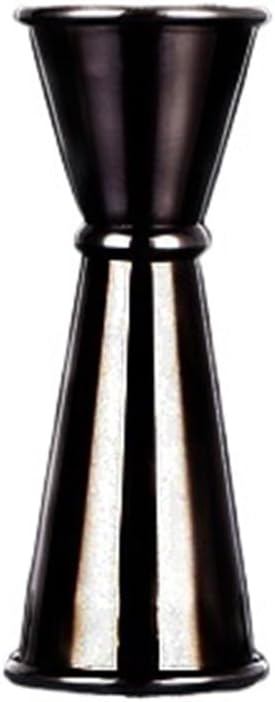 Japanese Style Measuring Cup Tools,Premium Cocktail Measuring Tool,For Home Bar Party Bar Accessory Shaker (Color : Copper 30-60ml-03) (Black 30 60ml)