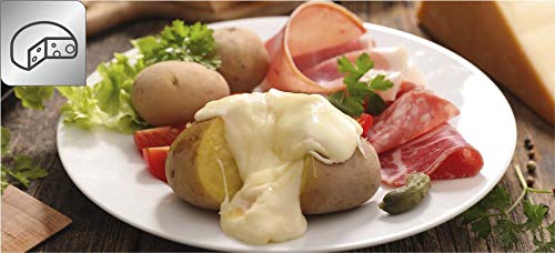 Tefal Colormania Raclette 3-in-1 Raclettegerät für Grill und Pfannkuchen, Antihaftbeschichtung, Easy Plus, 8 Schalen, spülmaschinenfest… – Ansicht 5