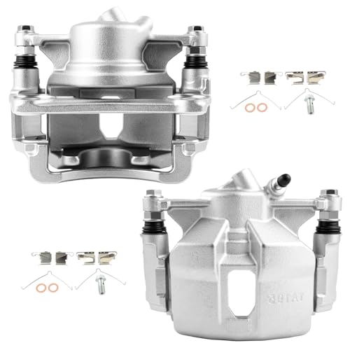 Image of SCITOO 19-B1591 19-B1590 Front Left & Right Disc Brake Calipers w /Bracket | Fit For Geo For Prizm 1993-1997,For Toyota For Corolla 1993-1997, Single Piston, Direct-fit