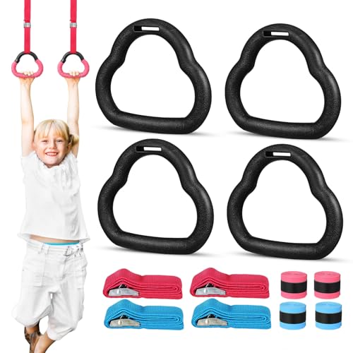 Anillas de Gimnasia Ciieeo 2 Pares con Correas Ajustables