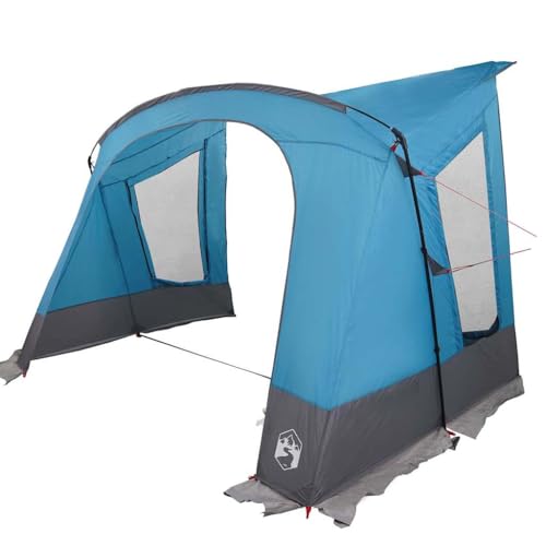 vidaXL Tente Caravane avec Toit avec Stockage Bleu 252 x 245 x 245 cm, Tente Moderne en Taffetas, Parfaite pour Le Jardin ou Le Camping, ultralégère, Rapide...