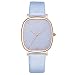TianWlio Montres Bracelet Secon Montres Couleur en Cours d'exécution Solide Montres pour Femmes Bracelet en Cuir Montre de Sport à Quartz (Sky Blue, One Size)