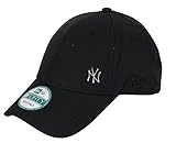 3D Metall New York Yankees Logo auf der Vorderseite. Gesticktes New Era Logo auf der Seite. Flexible Befestigung. 9Forty Stil. 6 Platten und Vollkrone.