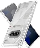 LAYJOY 対応 Nothing Phone 3A ケース 透明ソフトTPU 米軍MIL規格 耐衝撃 ナッシングフォン3a カバー [ 四隅强化保護 シリコン 軟性 全透明 全面保護 衝撃吸収] 対応 「ストラップホール付き」Nothing Phone 3aスマホケース（クリア）
