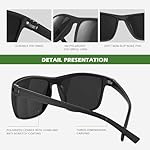 Fanshen Polarized Sports Sunglasses for Men, UV Protection Lightweight Sun Glasses for Driving Fishing Golf Cycling - Image 4