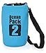 Produktbild MyGadget wasserdichte Dry Bag 2L - Trockenbeutel Wasserfeste PVC Drybag Tasche | Schutz vor Wasser & Nässe Outdoor Urlaub Trockentasche in Hell Blau