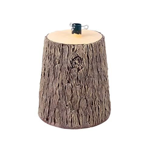 Wintem Base de Tronco Natural para árbol de Navidad, 33 x 27 x 41 + 5 cm de Altura. Adaptado a Diferentes Tipos de árboles, es Ideal para Cualquier decoración y para Hacer Que Tus Decoraciones