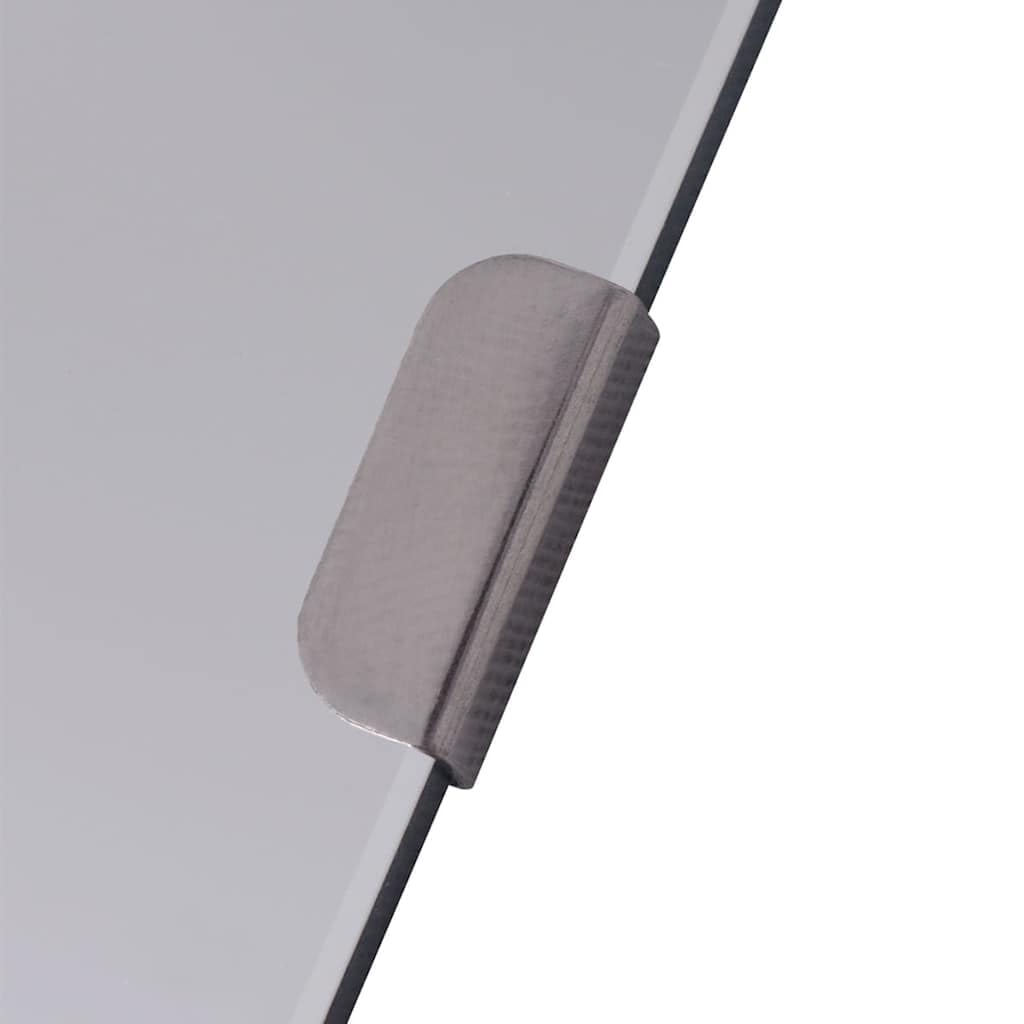 SYDE Specchio senza cornice in vetro, 20,5 cm, 16 unità | Alta riflettenza, durevole, include ganci e viti, decorazione da parete