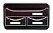 Produktbild Exacompta 311914D Ablagebox Harlekin mit 1 Schublade für DIN A4+ und 2 schmalen Schubladen. Belastbare Schubladenbox aus Recycling-Kunststoff für mehr Platz. SmallBox Blauer Engel Schwarz|Bunt
