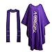 Produktbild BLESSUME Kirche Priester festes Muster Kasel Vestments Lila (Style#2)