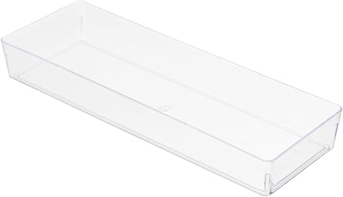 Miniatura 2 de Restaurantware Mini platos de degustación de 5.2 x 1.8 pulgadas, 100 platos rectangulares desechables de plástico, platos de plástico transparente