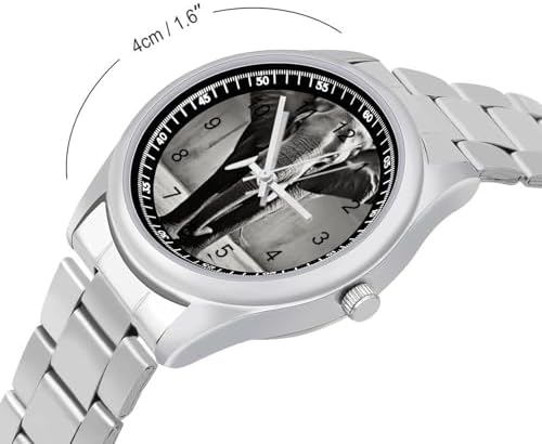 Minimalist Stainless Steel Band Watch for Man, Business Wristwatch