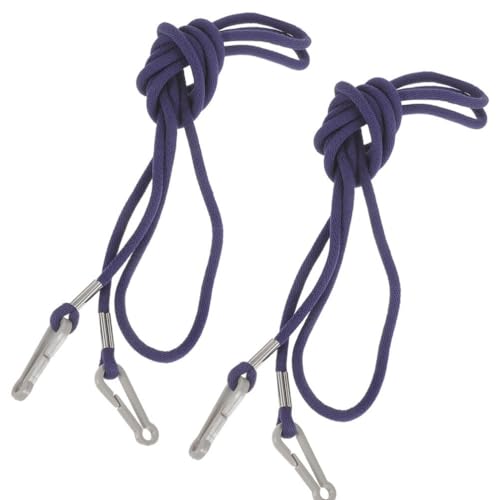 Ipetboom 2 pièces Anti-perte Clip pour Gants en Nylon - Porte-Gants avec Cordon - Lanyard Élastique pour Gants Enfants - Bande de Gant pour Sports d'Hiver, Snowboard, Ski, Activités de Plein Air