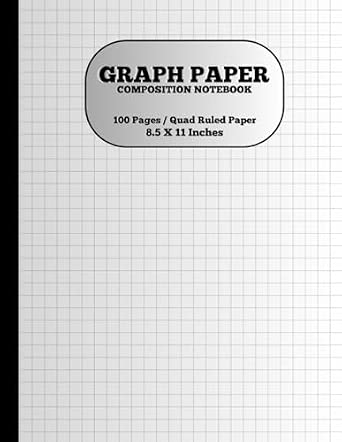 Graph Paper Composition Notebook: Grid Paper Notebook, Quad Ruled 4x4 ...
