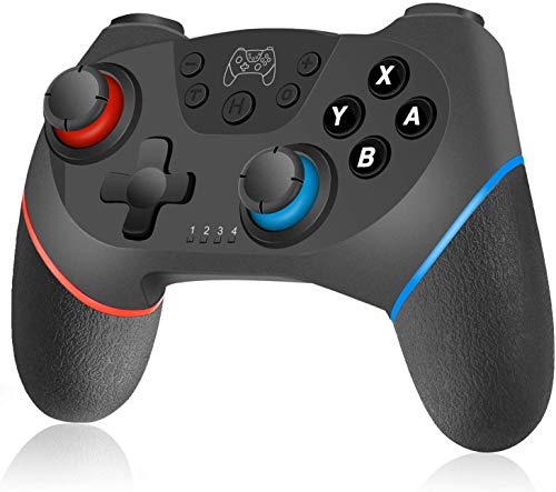 ZoeeTree Wireless Switch Controller for Nintendo, Switch Pro Controller Remote Joystick Gamepad with Rechargeable Battery / Gyro Axis / Dual Vibration / Turbo / Capture Function