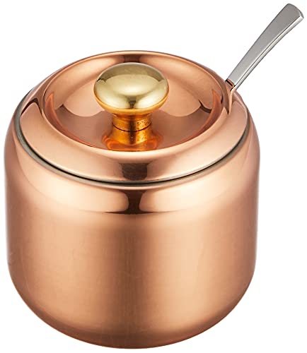 新光金属 シュガーポット 素銅 285ml 純銅 VIP-103