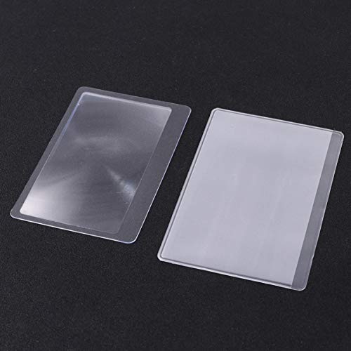 STOBOK 8 Unidades Carteira Bolso Lente Lupas Lente De Leitura Fogo De Lente Fresnel Lente Fresnel Pe