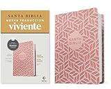 Biblia valor prémium NTV, letra grande con Filament (SentiPiel, Rosa) (Spanish Edition)