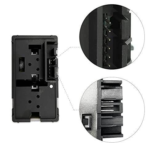 Rlp Cargo And Fog Lamp Switch Compatible With 2003-2006 Cadillac Escalade Chevy Silverado 1500 2500 3500 Gmc Sierra 1500 2500 3500 Replacement For 15143597 15076588 #TOP4