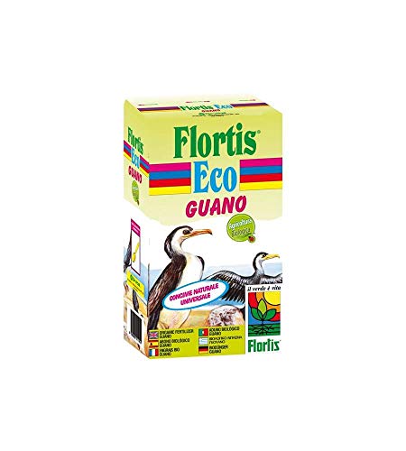 Flortis - Abono orgánico "Guano", envase de 1 kg, para huertos, j...