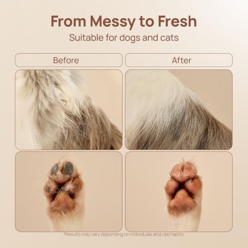 HICC PET Cleaning Glove Wipes PRO for Dogs & Cats, 20PCS Coconut Scent. - Image 3