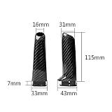 Color: Color Sólido WUYIN Real Fibra de Carbono Universal Coche Handbrake Grips Funda Interior Fit para BMW E46 E90 E92 E60 E39 F30 F34 F10 F20 Accesorios de Coche Palancas de Freno de Mano (Color Name : Solid Color)