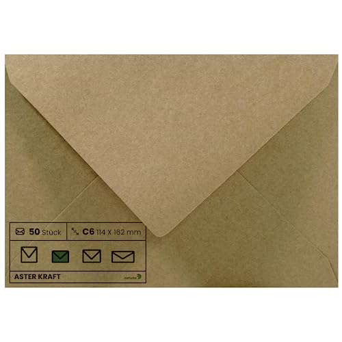 4 Schwarze Kraftpapier-Umschläge Mit Bändern – Vintage-Look Für Einladungen, Grußkarten & Geschenke