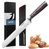 anshee 8 Inch Japanese Bread Knife - High Carbon...